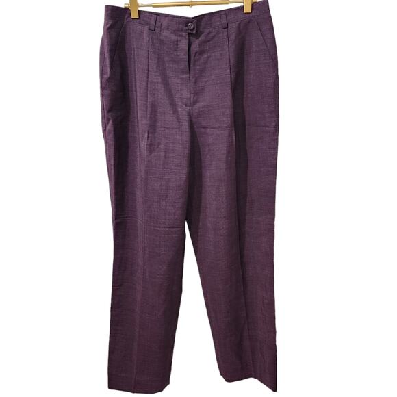 Escada plum pants suit size US 6 EUR 42 - Picture 3 of 10